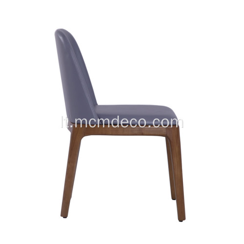 Šiuolaikinė odinė „Grace“ valgomojo kėdė